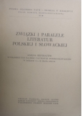 Związki i paralele literatur polskiej i słowackiej