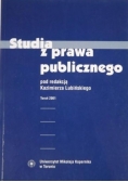 Lubiński Kazimierz (red.) - Studia z prawa publicznego