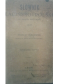 Słownik łacińsko -  polski od autorów klasycznych, 1927 r.