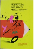 Odpowiedni dać rzeczy obraz