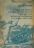 Z badań nad strukturą dochodów wielkiej własności