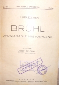 Bruhl opowiadanie historyczne, 1928r.