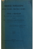 Grzech powszedni. Jego złość, skutki i kary, 1919 r.