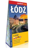 Łódź kieszonkowy laminowany plan miasta 1:22 000