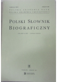 Polski Słownik Biograficzny zeszyt 198