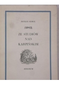 Ze studiów nad Karpińskim