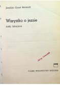 Wszystko o jazzie Mały leksykon