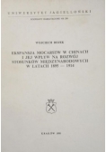 Ekspansja mocarstw w Chinach i jej wpływ na rozwój stosunków międzynarodowych w latach 1895-1914