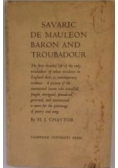 Savaric De Mauleon: Baron and Troubadour, 1939 r.