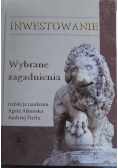 Inwestowanie Wybrane zagadnienia