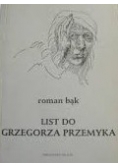 List do Grzegorza Przemyka