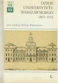 Dzieje Uniwersytetu Warszawskiego 1807 1915