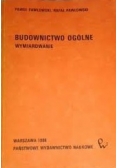 Budownictwo Ogólne Wymiarowanie