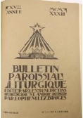 Bulletin Paroissial Liturgique, 1933 r.