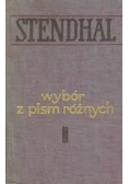 Stendhal. Wybór pism różnych