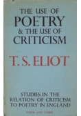 The Use Of Poetry and The Use of Criticism