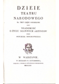 Dzieje teatru Narodowego, 1820 r.