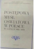 Postępowa myśl oświatowa w Polsce w latach 1918-1939