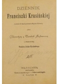 Dziennik Franciszki Krasińskiej, 1898 r.