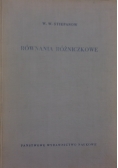 Równania różniczkowe
