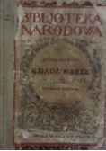 Ksiądz Marek, 1921r