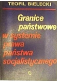 Granice państwowe w systemie prawa państwa socjalistycznego