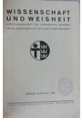 Wissenschaft und weisheit, 1934r.
