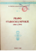 Prawo starochełmińskie 1584 1394