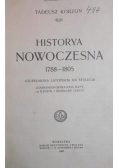 Historya Nowoczesna 1788-1805 (1906 r.)