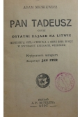 Pan Tadeusz 1929r