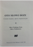 Oto słowo Boże czytania mszalne i śpiewy międzylekcyjne II
