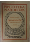 Opis obyczajów za panowania Augusta III,1950 r.