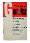 Stanowisko partii-zgodne z wolą narodu