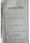 O Sakramencie pokuty, 1902 r.
