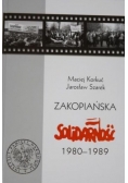 Zakopiańska Solidarność 1980 1989