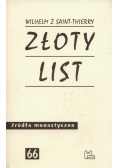 Złoty list