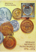 Medale Mennicy Państwowej 1974  1978