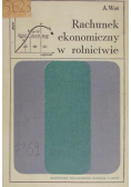 Rachunek ekonomiczny w rolnictwie
