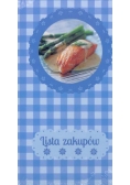 Lista zakupów okładka niebieska