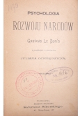 Psychologia rozwoju narodów, ok 1897 r.