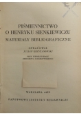 Piśmiennictwo o Henryku Sienkiewiczu