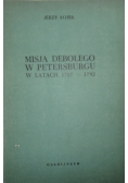 Misja Debolego w Petersburgu w latach 1787-1792