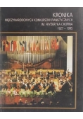 Kronika międzynarodowych konkursów pianistycznych im. Fryderyka Chopina 1927-1995