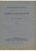 Poezya Filomatów tom I
