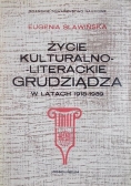 Sławińska Eugenia - Życie kulturalno-literackie Grudziądza