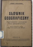 Słownik geograficzny 1933 r.