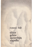Ulica gdzie sprzedają zapałki