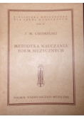Metodyka nauczania form muzycznych, 1946r.