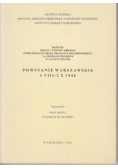 Powstanie Warszawskie- Rejestr miejsc i faktów zbrodni..