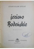 Jezioro Bodeńskie 1946 r.